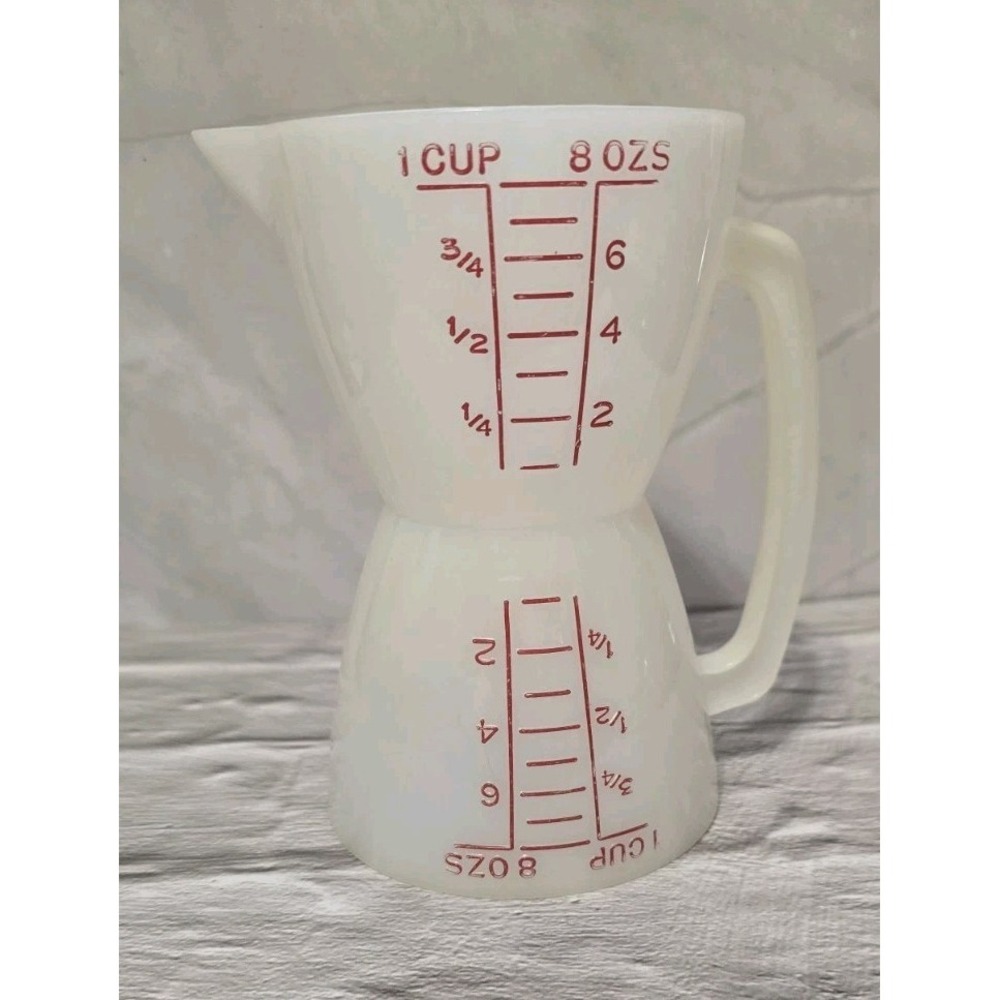 Tupperware Measure Twin Double Sided Measuring Cup Up To 8oz Vintage